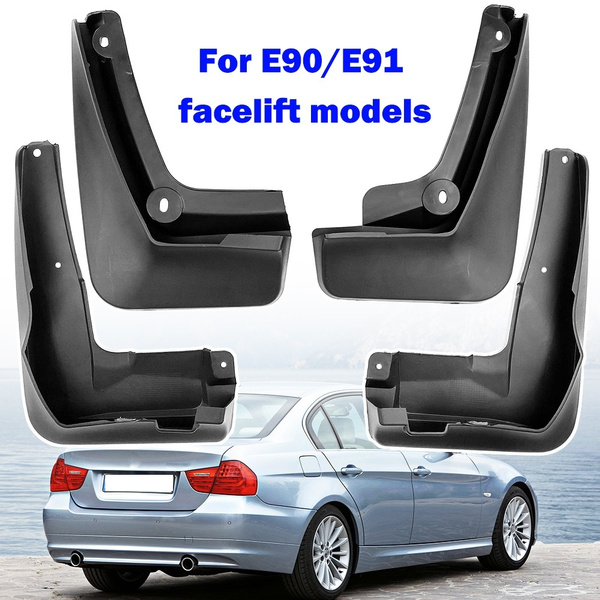 XUKEY Black Mud Flaps Splash Guards – Fits BMW 3, 5, 7 Series – F10, E30, E46 & More