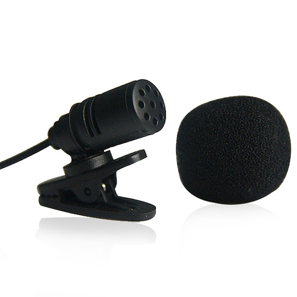 Clipon Lavalier Microphone Mini 1/8(3.5mm) Mic For Lectures Teaching