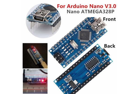 Blue Feketeuki Nano ATMEGA328P Mini USB With the Bootloader Compatible for Arduino Nano V3.0 Controller CH340 USB Driver 16Mhz