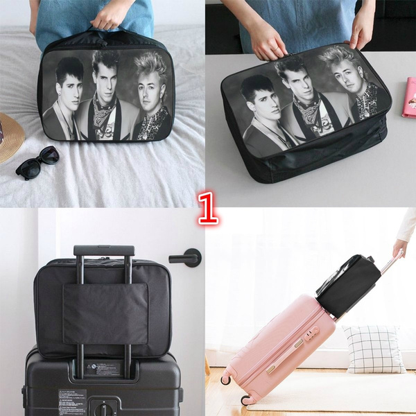 Stray Cats American Rockabilly Band Lightweight Large Capacity Portable Luggage Bag Wish