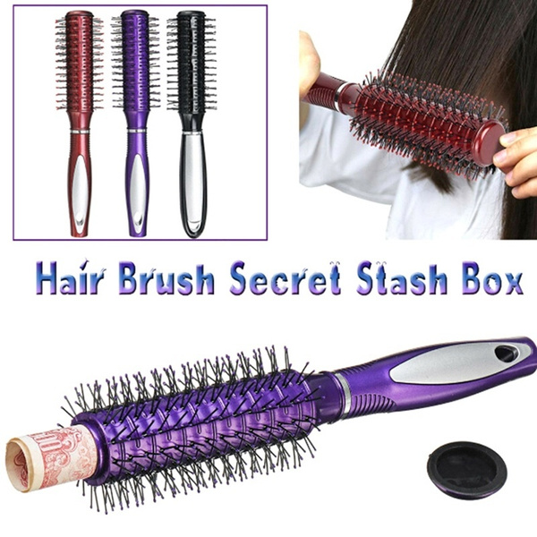 Real Hair Brush Stash Safe Hidden Secret Box Money Jewelry Hider Diversion Can 