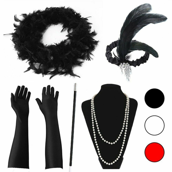 Ladies Flapper Peaky Blinders 1920 s Charleston Fancy Dress Accessories Wish