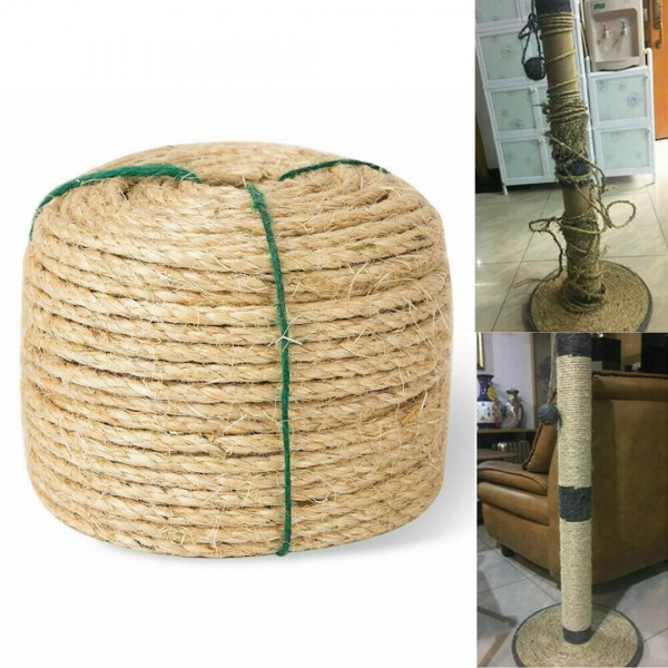 replacing rope on cat scratching post