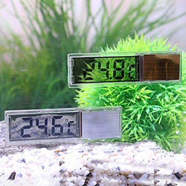 Fish Tank Thermometer Aquarium Water Temperature Monitor Submersible ...