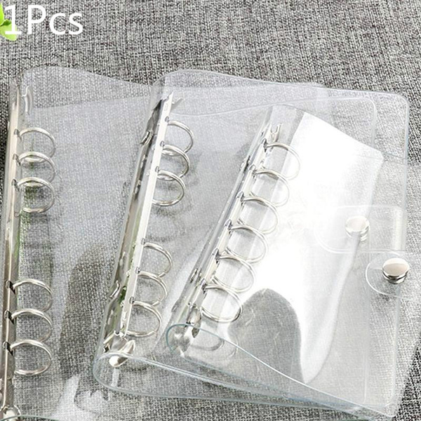 A5//A6//A7 Transparent Leaf Ring Binder Notebook Weekly Cover Planner F0B7 C0O7