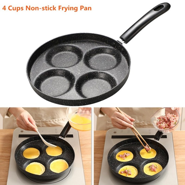 1PC 4 Cup Fried Egg Pan Pancake Frying Pan Egg Cooker for Breakfast Kitchen 