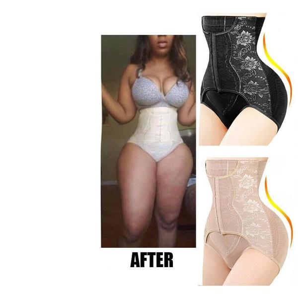 Women's Mid Section Control Body Shaper Hi-Waist Shapewear Hold In The  Tummy Control Panties Shaping Waist Trainer