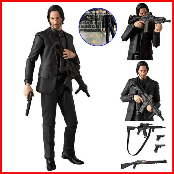 High Quality Anime Image John Wick Retired Killer Keanu Reeves Character  Model Anime Figure Toy Collection Ornaments | Wish
