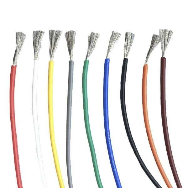 5m/16.40ft 30/28/26/24/22/20 AWG Flexible Stranded Silicone Electric Wire Cable 