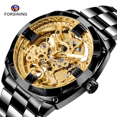 Waterproof Watch, business watch, skeletonwatch, Stainless Steel Watches
