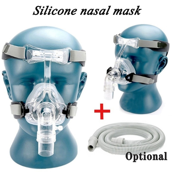 CPAP Nasal S / M / L Masks Interface Sleep Snore Strap With Headgear NM ...