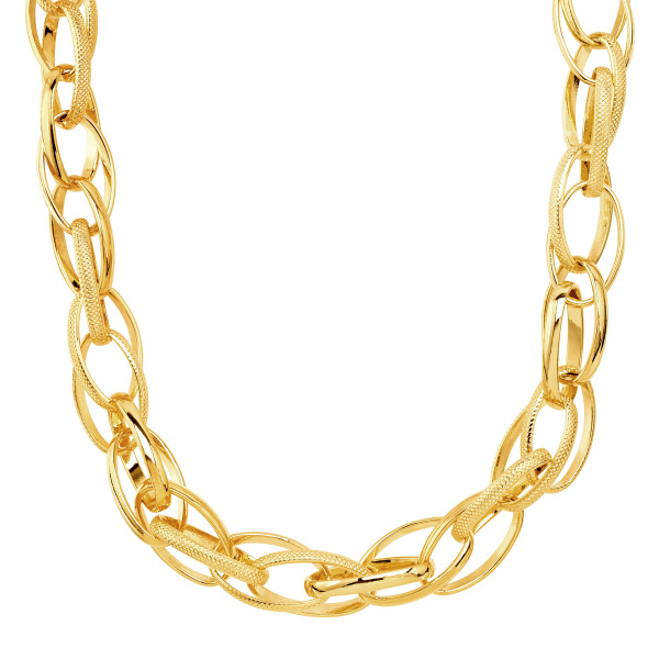 Stunning Italian Made 18K Gold Plated Chains