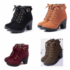 ankle boots, short boots, Leather Boots, Womens Shoes