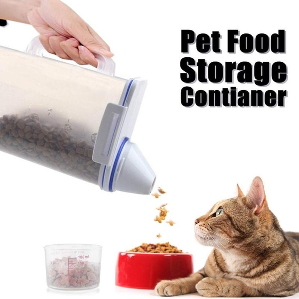 Pet Food Container for Dogs Cat Food Container with Pour Spout +