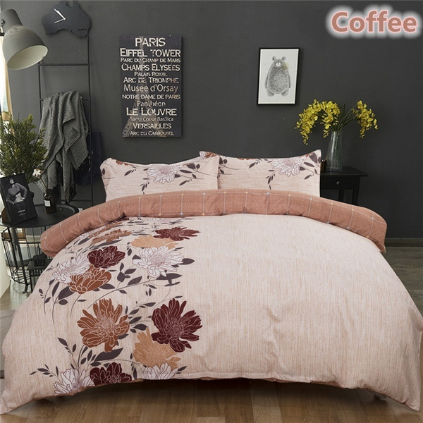 large flower duvet cover