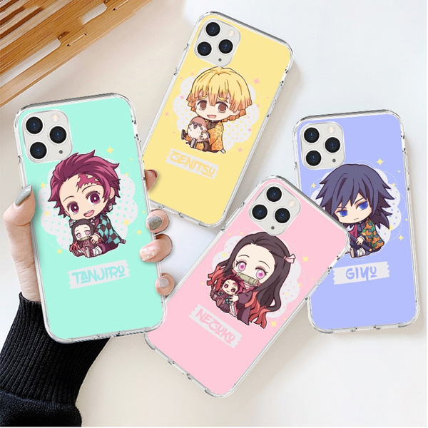 Anime Demon Slayer Pattern Phone Case For Iphone 11 6 6s 7 8 Plus Xs Xr 11 Pro Xs Max For Samsung Galaxy S10 Note10 S9 S8 Plus Note9 Note8 A50 0