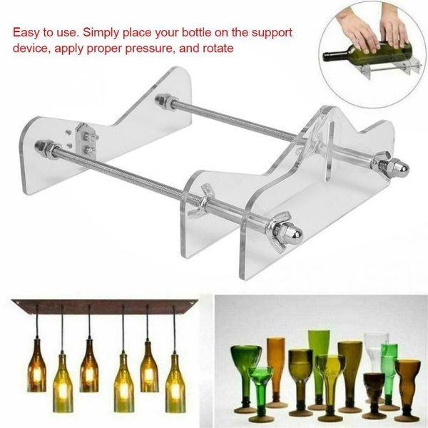 DIY Glass Bottle Cutter Kit Beer Wine Jar Cutting Machine Craft Recycle  Tools