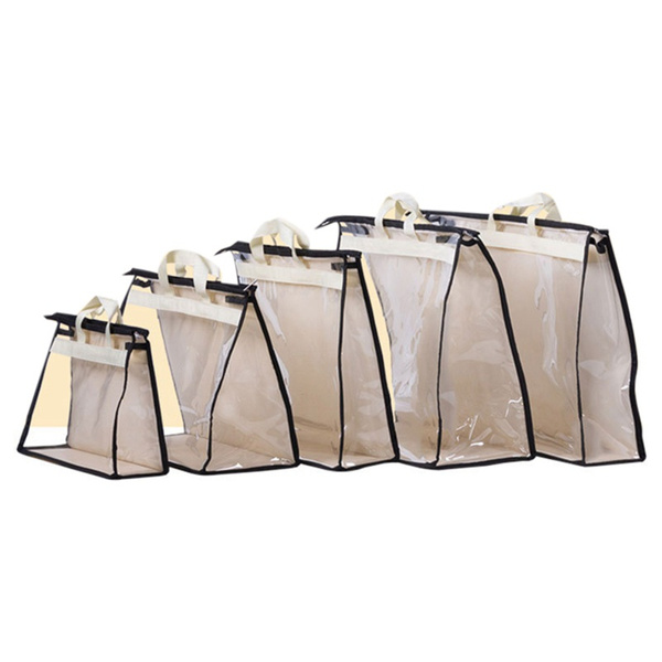 clear dust proof bag for handbags