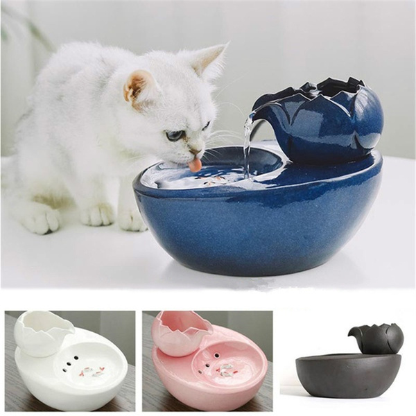 ceramic dog water fountain