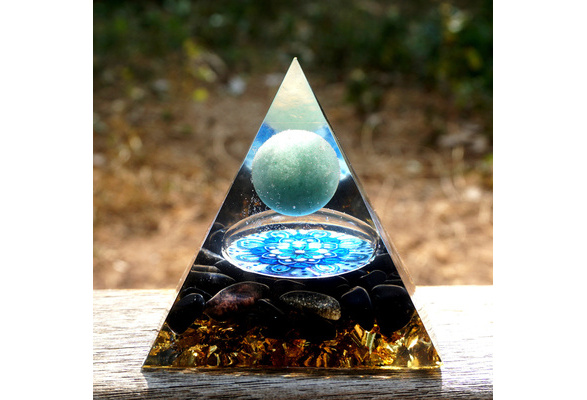 Green Aventurine Orgone Tower Standing Obelisk Tower Meditation Reiki Healing