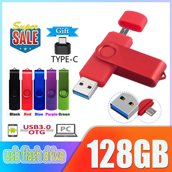 2020 new High speed pen drive 128GB 64GB 32GB 8GB 1GB USB 3.0 OTG Flash Drive Dual Micro-USB and USB A Connectors for Smartphones, Tablets With Gifts USB OTG Type-C | Wish