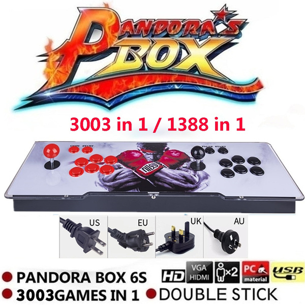 Tanzania Inspector Avenue 1388 in 1 / 3003 in 1 Pandora's Box 6s Retro Video Games Double Stick  Arcade Console Light | Wish