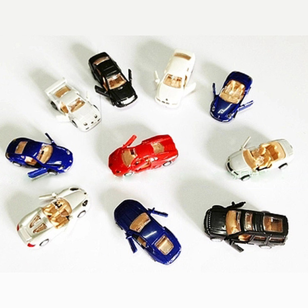 8 piezas 1:87 colección decorativa de automóviles 4D miniatura DIY modelo  de coches para construcción de calles accesorios de diseño principiantes  adu Yotijar Rompecabezas de vehículos en miniatura