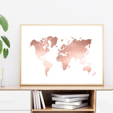 mapoftheworldprint, woldmapposter, art, Home Decor