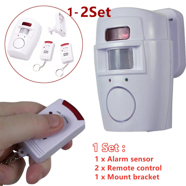 Wireless Motion Sensor Alarm Security Detector Indoor Outdoor Alert