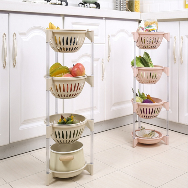 vegetable storage kitchen cabinets simplicity multilayer modern creative fruit vegetable storage basket kitchen floor stand storage rack beige purple blue pink wish vegetable storage kitchen cabinets simplicity multilayer modern creative fruit vegetable storage basket kitchen floor stand storage rack beige purple blue pink wish
