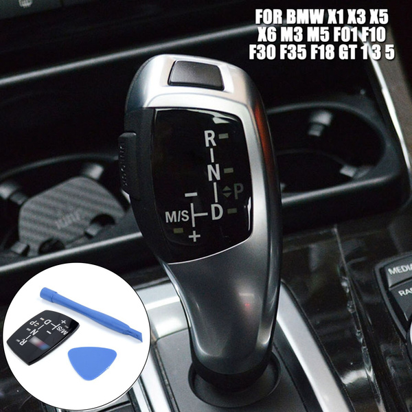 &+AT Gear Shift Knob Panel Sticker LHD for BMW //M F01 F10 F30 F35 F18 X3 X5 X6 &+AT Gear Shift Knob Panel Sticker LHD for BMW //M F01 F10 F30 F35 F18 X3 X5 X6