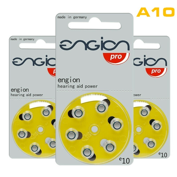 6/12/18pcs Hearing Aid Special Power Batteries A10 Zinc Air Hearing Aid Battery 1.45V AC10 PR70