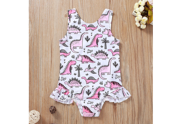 dinosaur girls swimsuit