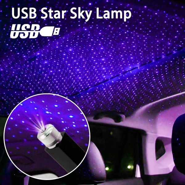 Car Roof Lights Romantic USB Night Light Atmosphere Lamp Home Ceiling Decoration 