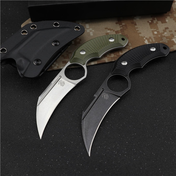 D2 knife blades automatic folding pocket fixed blade Daggers knives ...