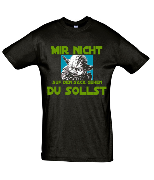 yoda nicht auf den sack gehen du sollst spruch print tshirt Wish