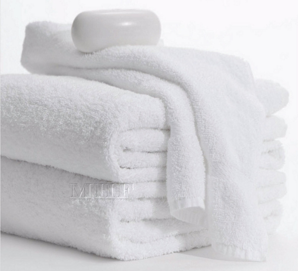 100% Cotton Bath Towels-MHF Brand-24x48 inches-White 8.25 Lbs 