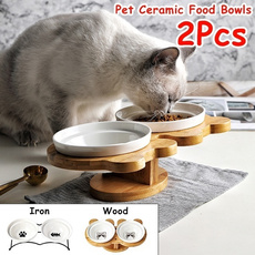 cute, catfoodbowl, pet bowl, petwaterbowl