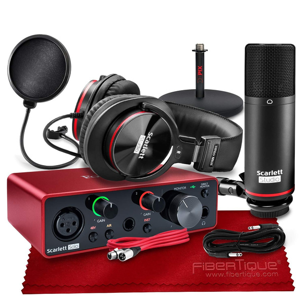 Focusrite Scarlett Solo Studio Package w CM25 MkIII Condenser