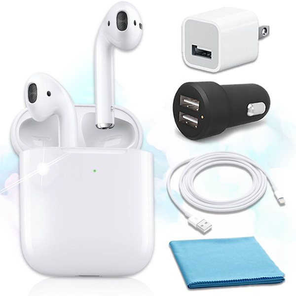 Apple AirPods with Wireless Charging Case (2nd Generation) Bundle 01 Wish