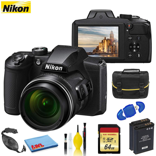 Nikon COOLPIX B600 Digital Camera (Black)(International Model) w