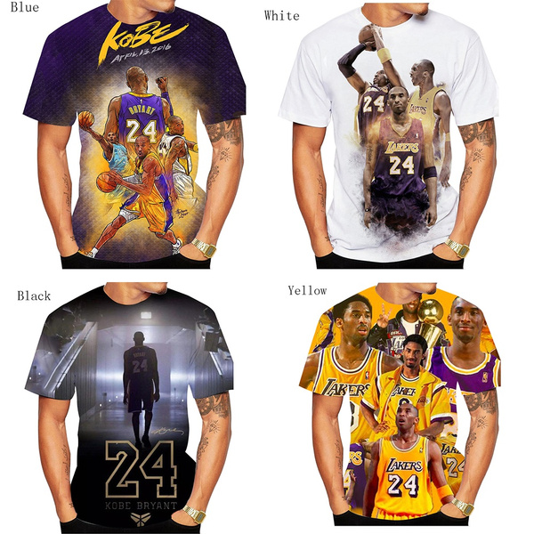 kobe bryant 3d shirt