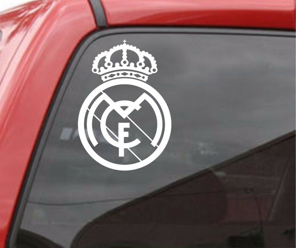 Real Madrid FC Spain Football Soccer Car Bumper Sticker Decal SA31 