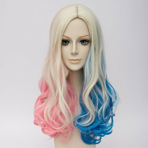 Pink and blue clearance wig cosplay