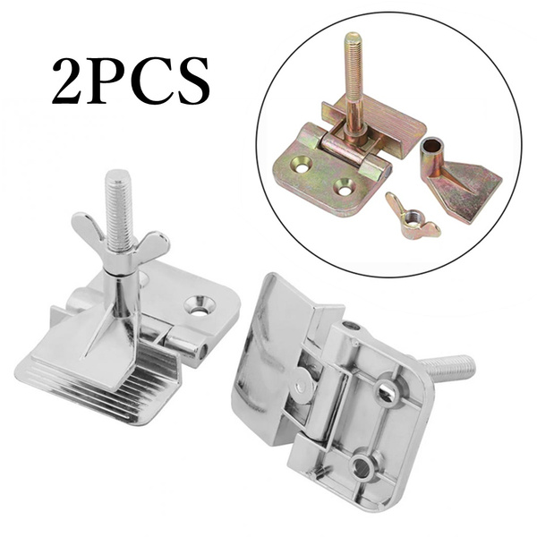 1 Pair Silver Butterfly Hinge Clamp 2Pcs Silk Screen Printing Hinge Metal Butterfly Frame Hinge Clamp for Fixing Screens While Printing DIY Hobby Tool 