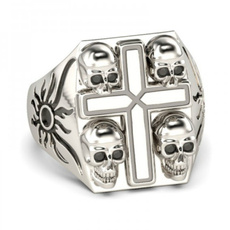 Sterling, sterling silver, Jewelry, skull