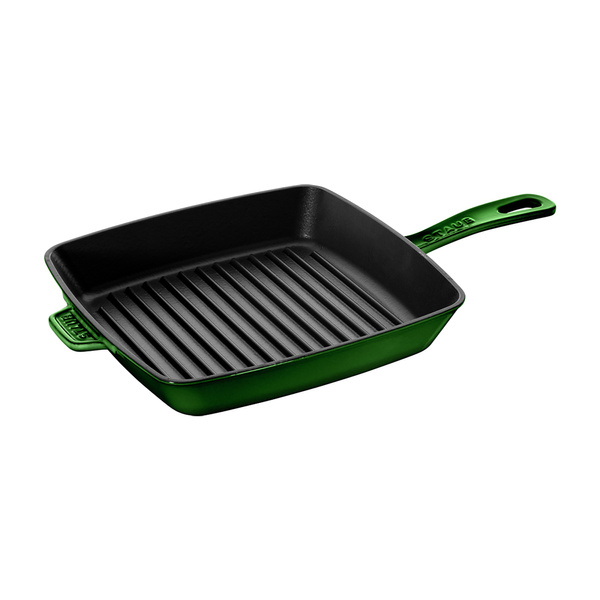 Staub Cast Iron Fry Pan, 12-in, Basil