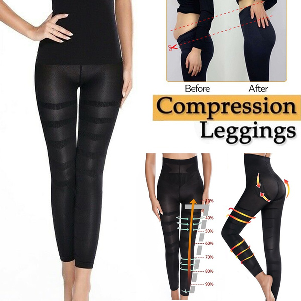 Shapewear Anti Cellulite Compression Leggings Leg Slimming Body Shaper High  Waist Tummy Control Panties Thigh Sculpting Slimmer