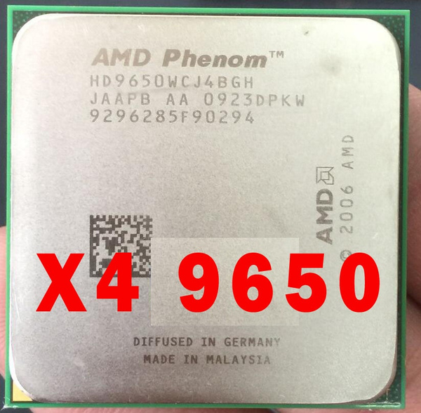 AMD Phenom X4 9650 CPU Processor Quad CORE 2.3Ghz 2M 95W