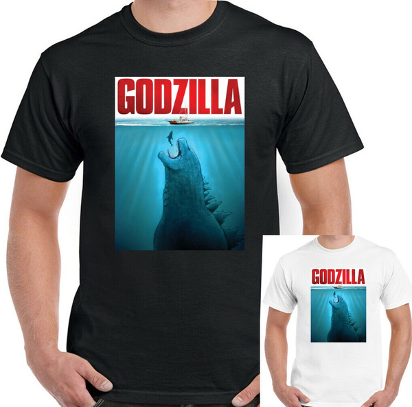 Godzilla T-Shirt Mens Jaws Unisex Top 